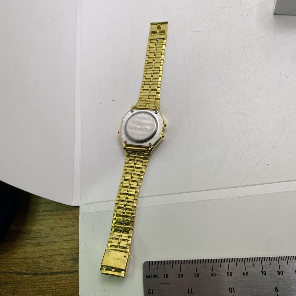 Vintage Silver Multi Function Sports Watch Unisex Watch New Battery Works - Picture 6 of 6